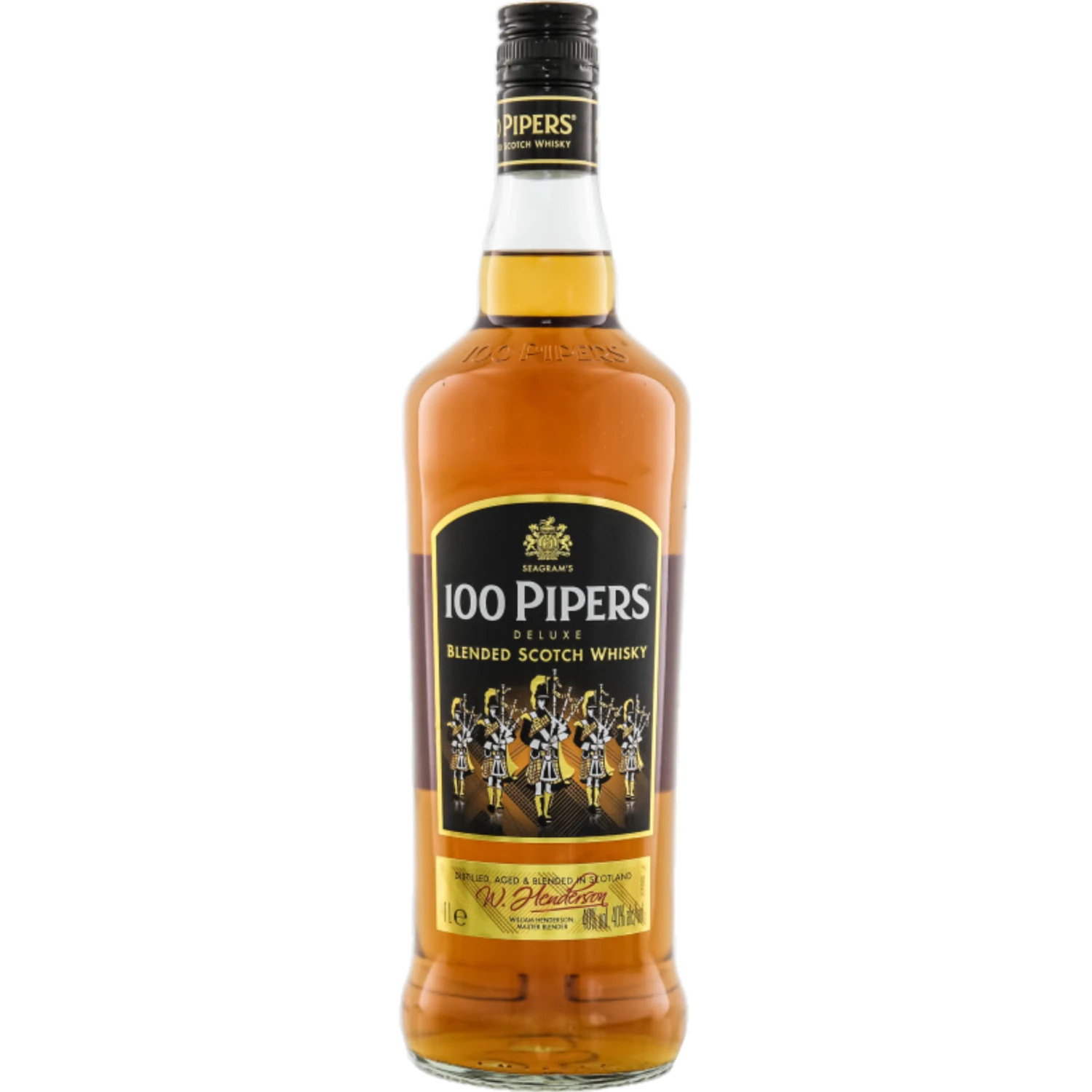 Seagrams 100 Pipers Deluxe Scotch Whisky 40% 1,0l 1 Seagrams 100 Pipers Deluxe Scotch Whisky 40% 1,0l