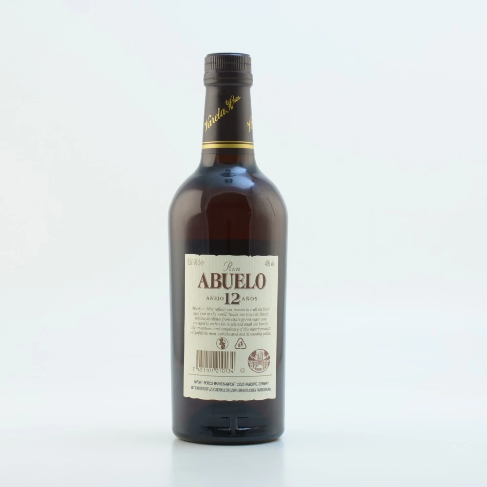 Abuelo 12 Jahre Rum 40% 0,7l 4 Abuelo 12 Jahre Rum 40% 0,7l – Bild 4