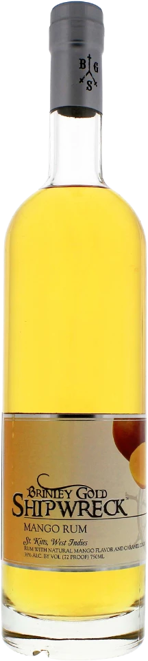 Brinley Shipwreck Gold Mango Likör (Rum Basis) 36% 0,7l