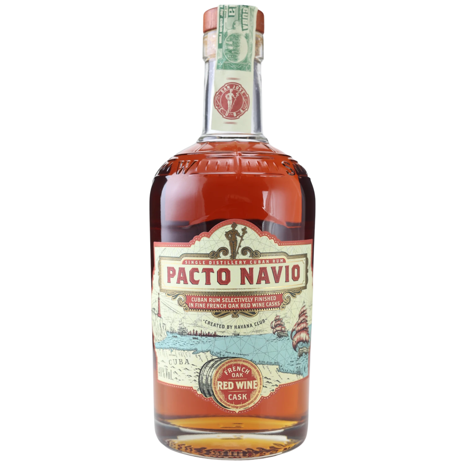 Havana Club Rum Pacto Navio 40% 0,7l 1 Havana Club Rum Pacto Navio 40% 0,7l