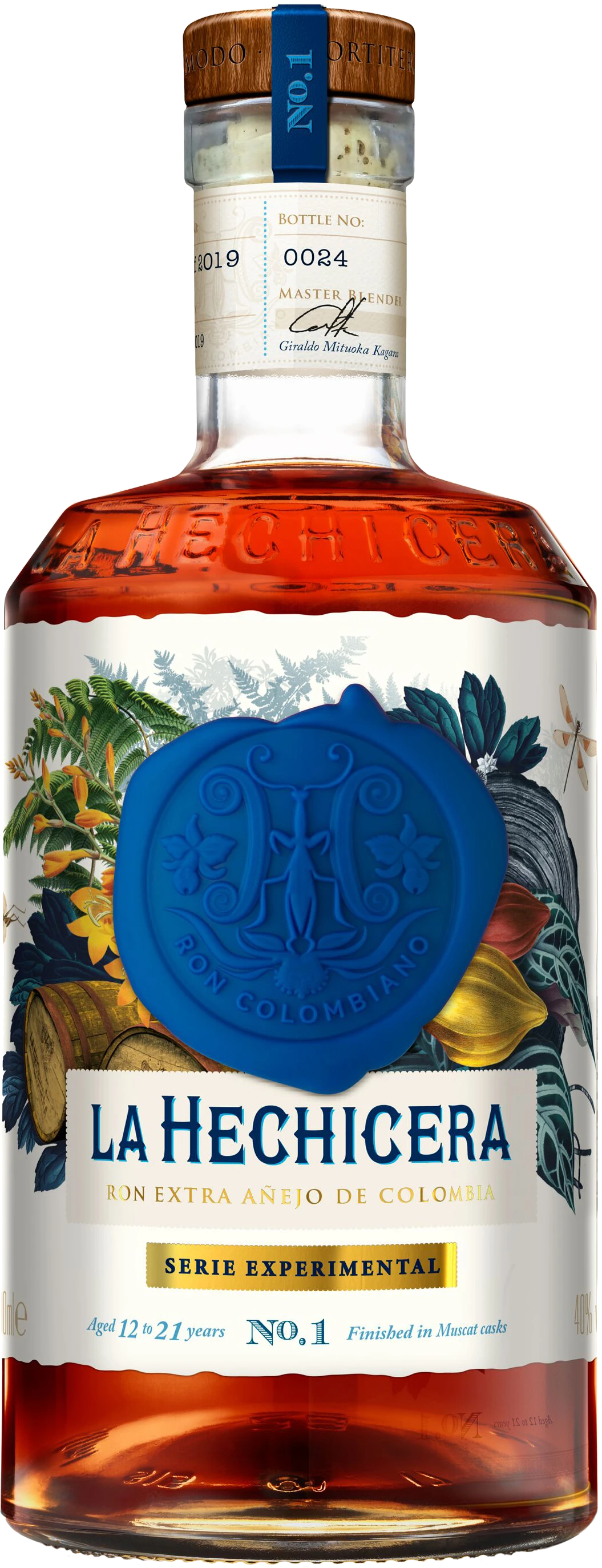 La Hechicera Rum Serie Experimental No.1 Moscatel Cask Finish 43% 0,7l 1 La Hechicera Rum Serie Experimental No.1 Moscatel Cask Finish 43% 0,7l