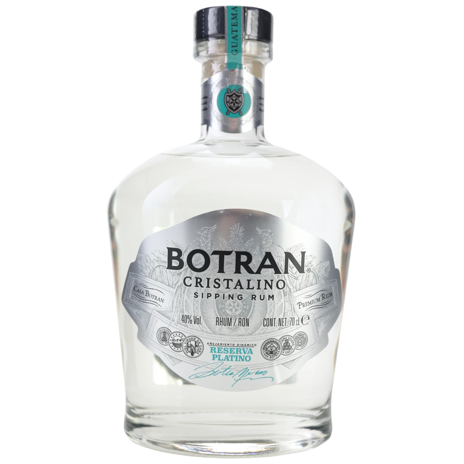 Botran Cristalino Sipping Rum Reserva Platino 40% 0,7l 1 Botran Cristalino Sipping Rum Reserva Platino 40% 0,7l