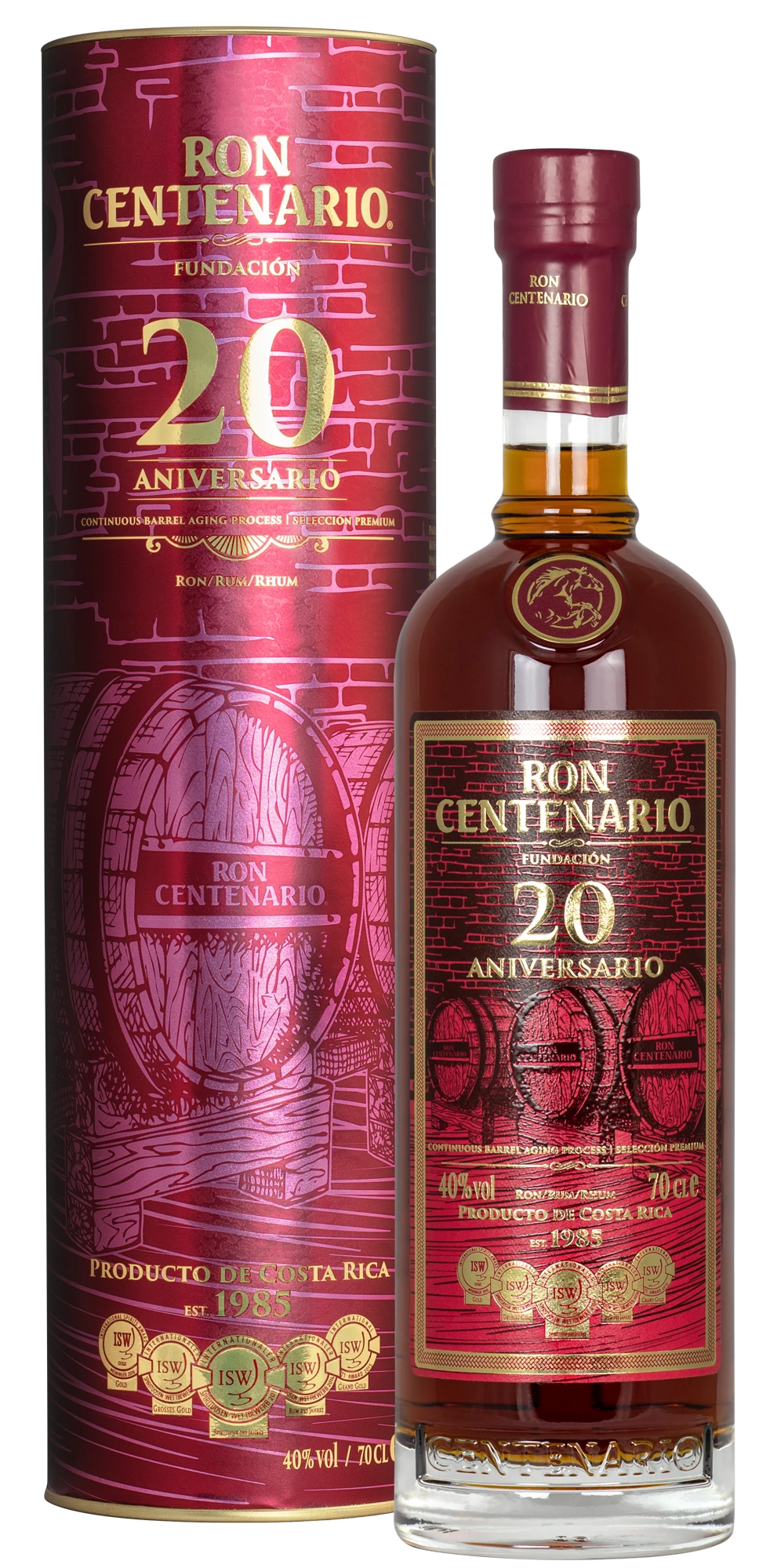 Ron Centenario 20 Jahre Fundacion 40% 0,7l 2 Ron Centenario 20 Jahre Fundacion 40% 0,7l – Bild 2