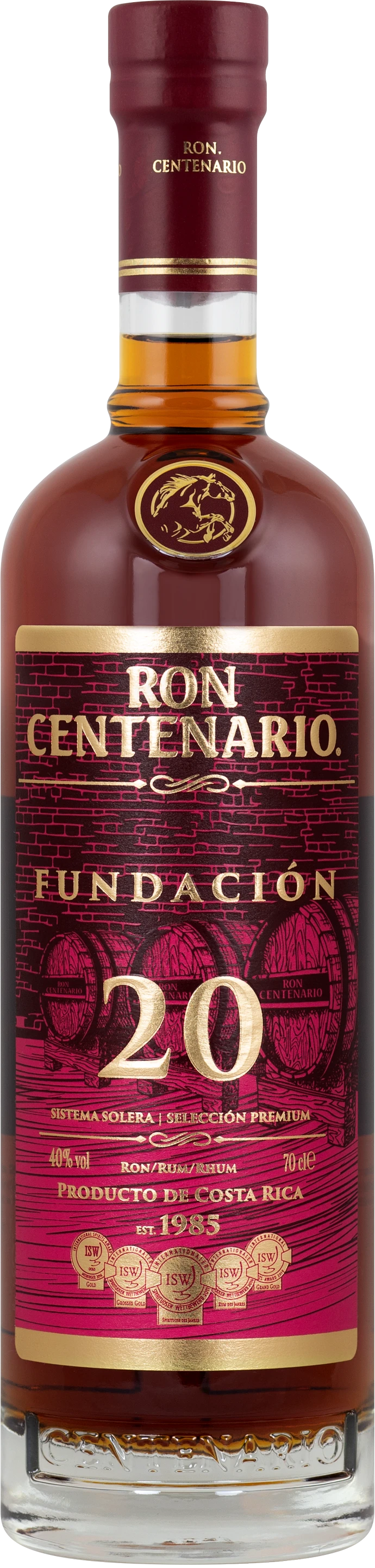 Ron Centenario 20 Jahre Fundacion 40% 0,7l 1 Ron Centenario 20 Jahre Fundacion 40% 0,7l
