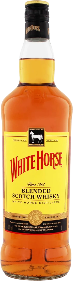 White Horse Blended Scotch Whisky 40% 1,0l 1 White Horse Blended Scotch Whisky 40% 1,0l
