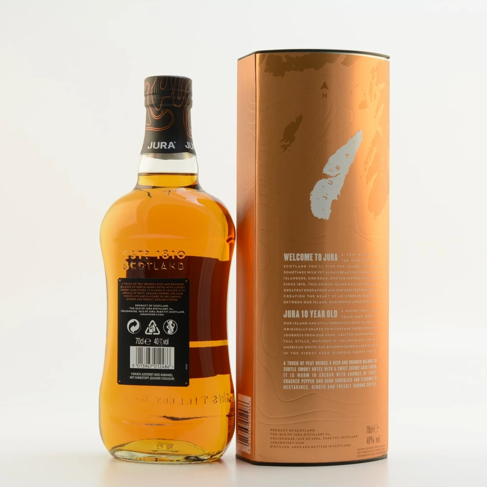 Isle Of Jura 10 Jahre Single Malt Scotch Whisky 40% 0,7l 3 Isle Of Jura 10 Jahre Single Malt Scotch Whisky 40% 0,7l – Bild 3