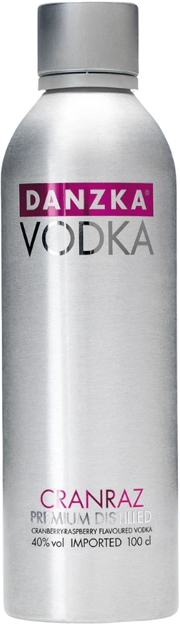 Danzka Vodka Cranraz 40% 1,0l 1 Danzka Vodka Cranraz 40% 1,0l
