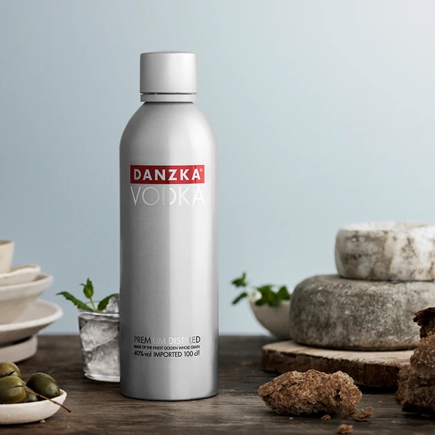 Danzka Vodka Red 40% 1,0l 3 Danzka Vodka Red 40% 1,0l – Bild 3