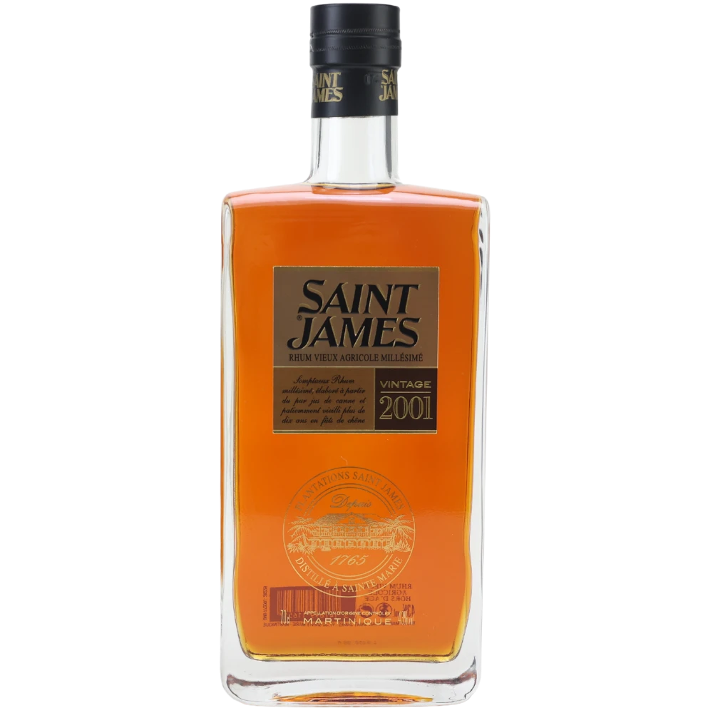 Saint James Rhum Millésime 2001 43% 0,7l 1 Saint James Rhum Millésime 2001 43% 0,7l