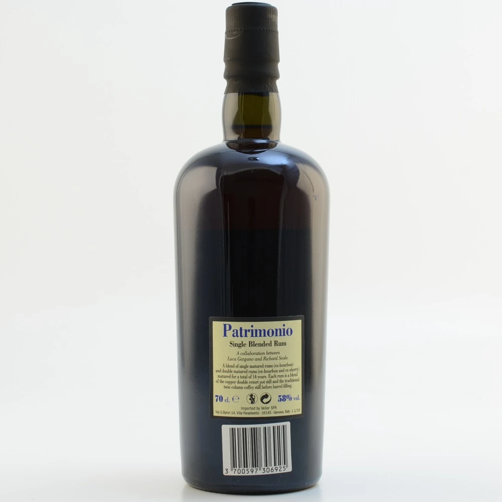 Foursquare Patrimonio Single Blended Rum 14 Jahre 58% 0,7l 4 Foursquare Patrimonio Single Blended Rum 14 Jahre 58% 0,7l – Bild 4