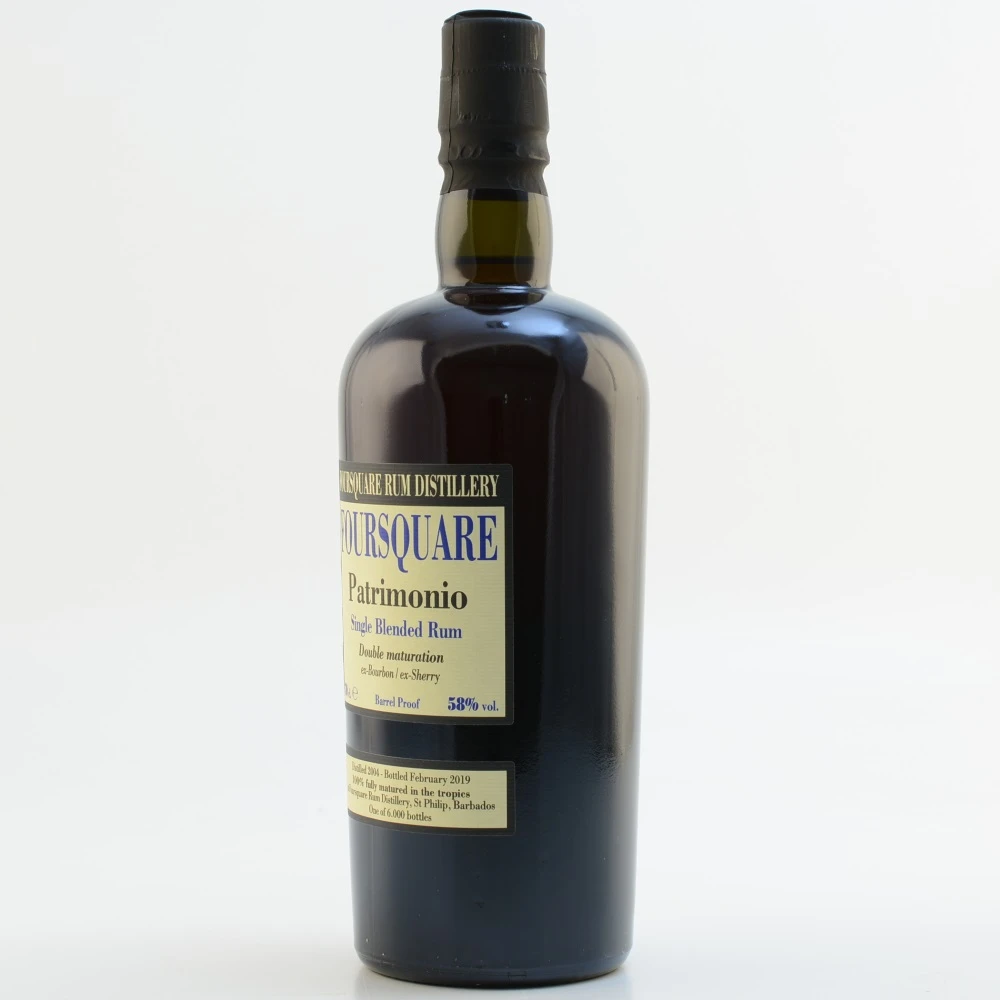 Foursquare Patrimonio Single Blended Rum 14 Jahre 58% 0,7l 3 Foursquare Patrimonio Single Blended Rum 14 Jahre 58% 0,7l – Bild 3