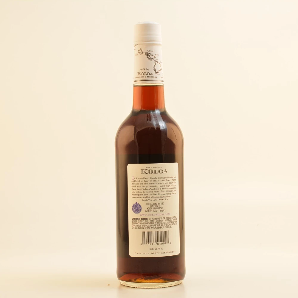 Koloa Black Rum 40% 0,7l 4 Koloa Black Rum 40% 0,7l – Bild 4