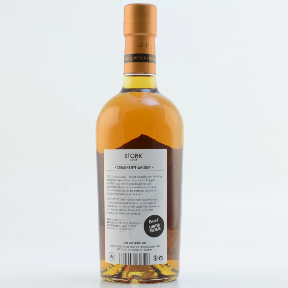Stork Club Straight Rye Whiskey 45% 0,7l 5 Stork Club Straight Rye Whiskey 45% 0,7l – Bild 5