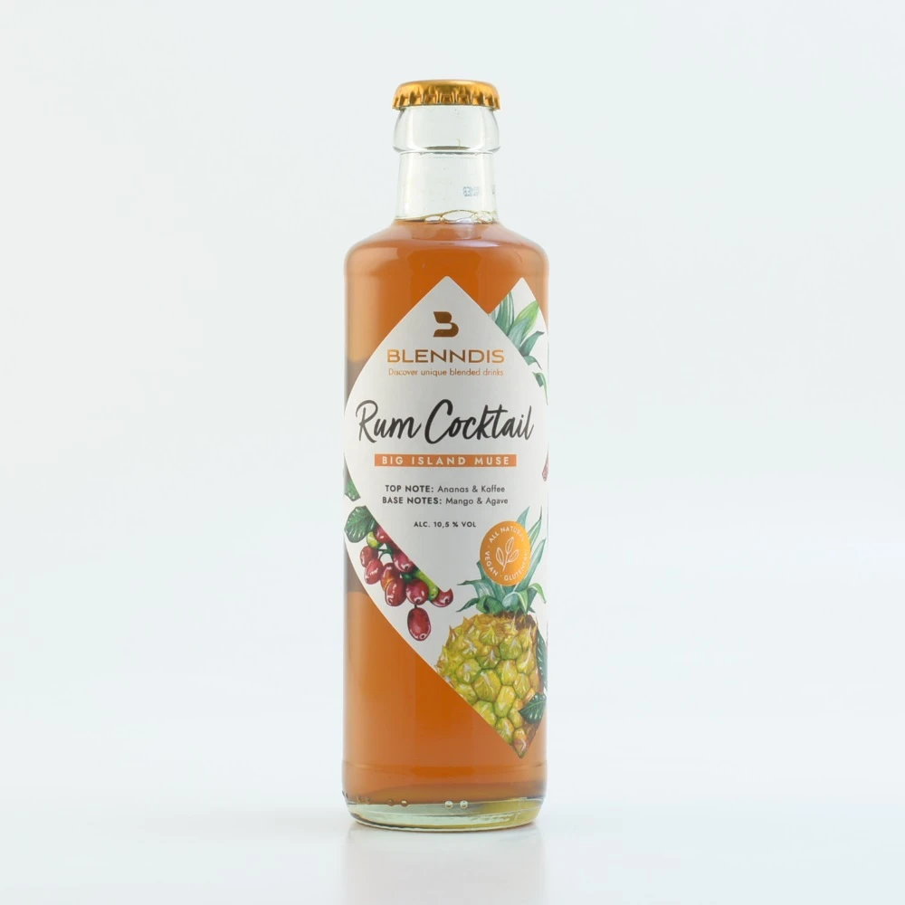 Blenndis Big Island Muse Rum Cocktail 10,5% 0,25l 2 Blenndis Big Island Muse Rum Cocktail 10,5% 0,25l – Bild 2