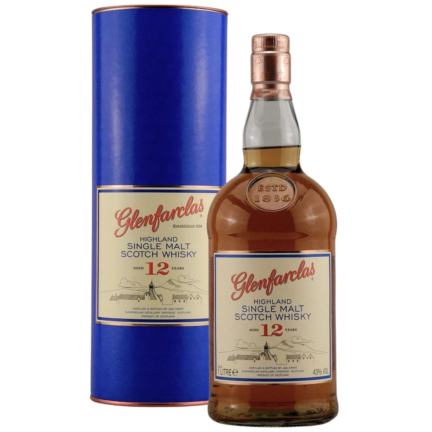 Glenfarclas 12 Jahre Whisky 43% 1,0l 1 Glenfarclas 12 Jahre Whisky 43% 1,0l
