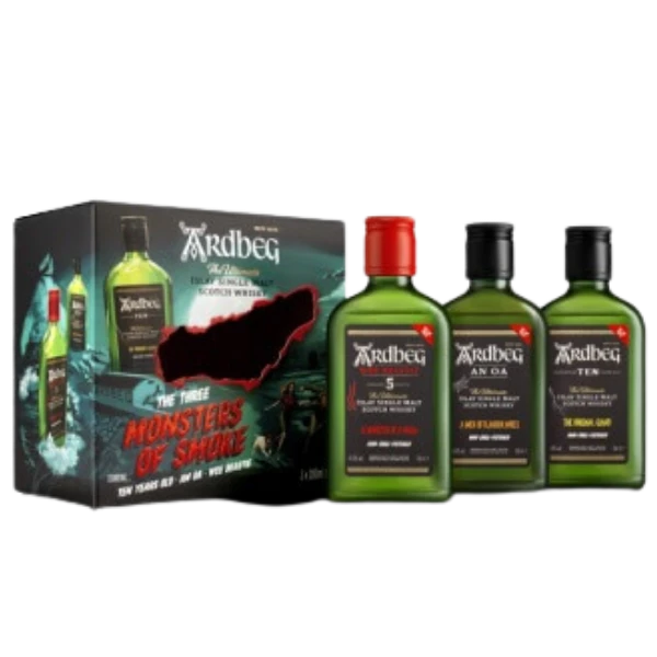 Ardbeg Monster Of Smoke Pack 3x 0,20l 1 Ardbeg Monster Of Smoke Pack 3x 0,20l