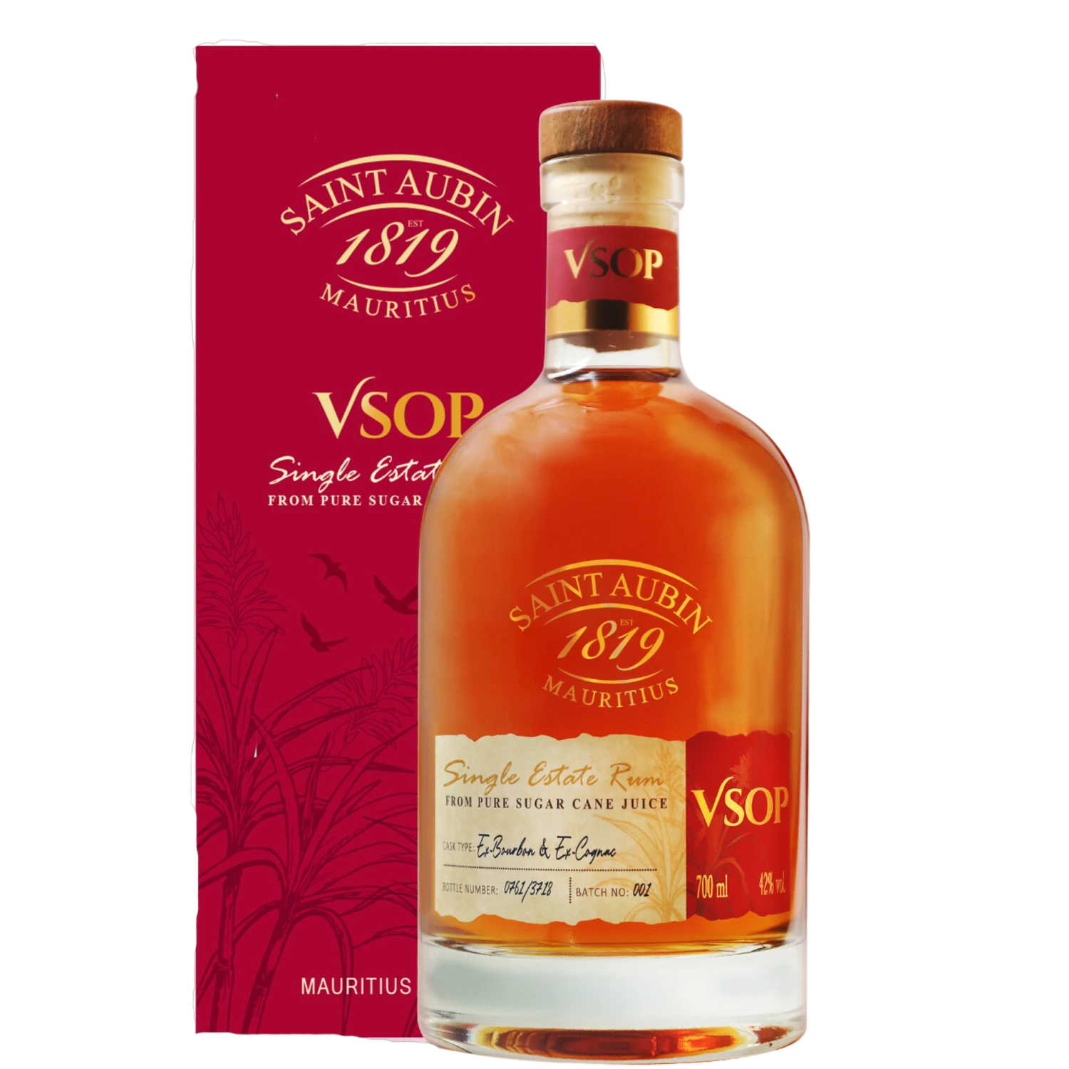 St. Aubin VSOP Rum 42% 0,7L 1 St. Aubin VSOP Rum 42% 0,7L