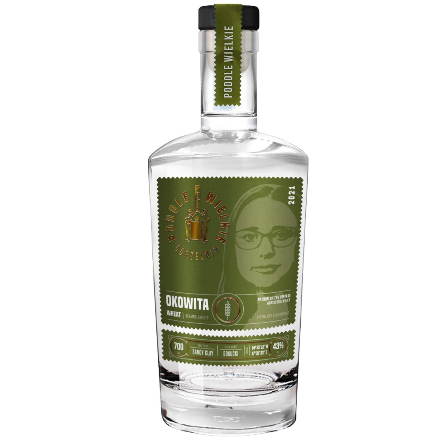 Podole Wielkie Okowita Wheat 2021 43% 0,7l 1 Podole Wielkie Okowita Wheat 2021 43% 0,7l