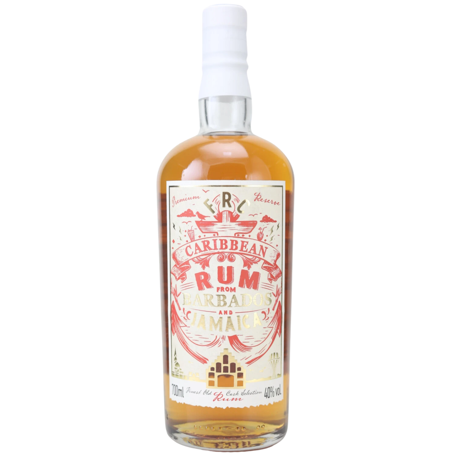 FRC Barbados & Jamaica Rum 40% 0,7l 1 FRC Barbados & Jamaica Rum 40% 0,7l