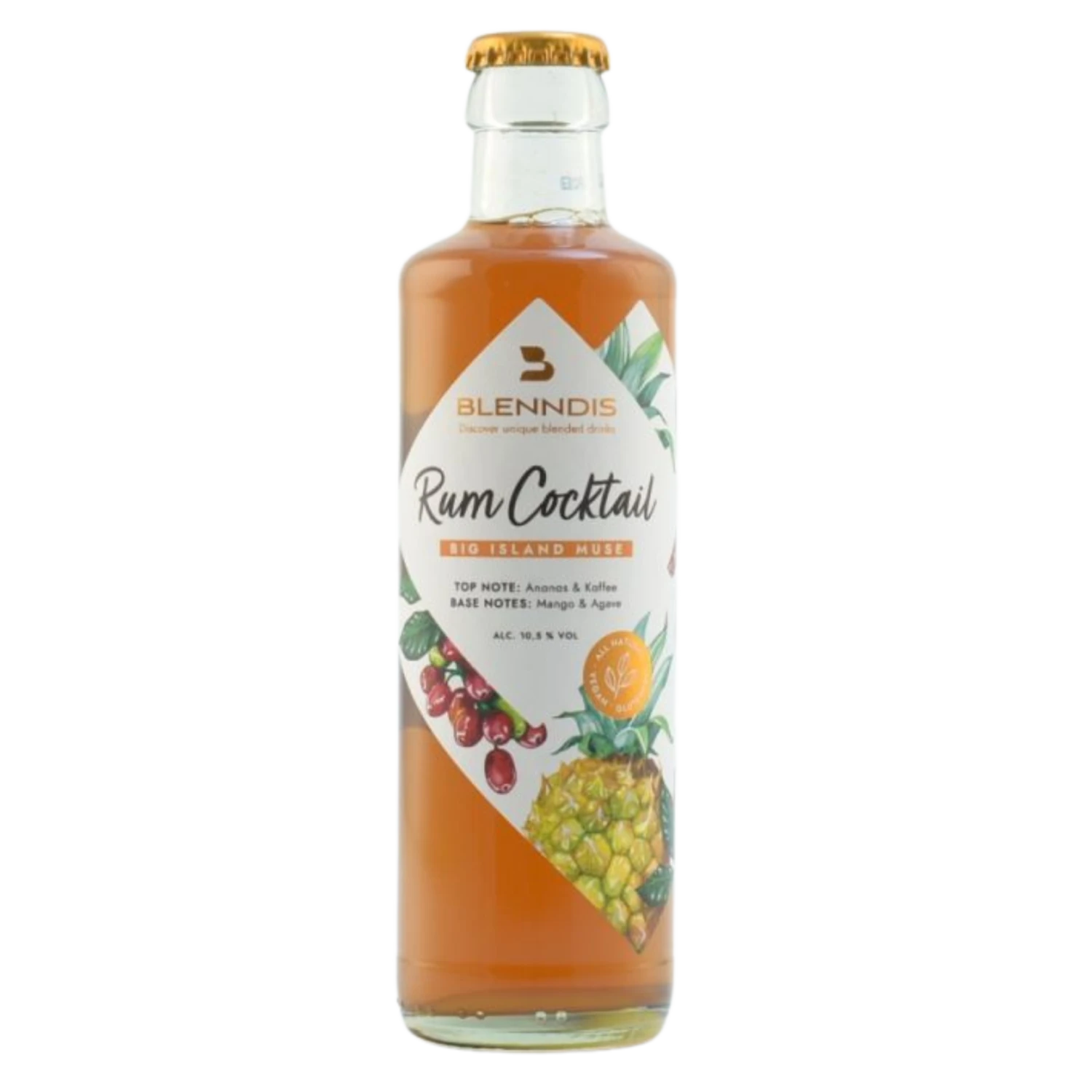 Blenndis Big Island Muse Rum Cocktail 10,5% 0,25l 1 Blenndis Big Island Muse Rum Cocktail 10,5% 0,25l