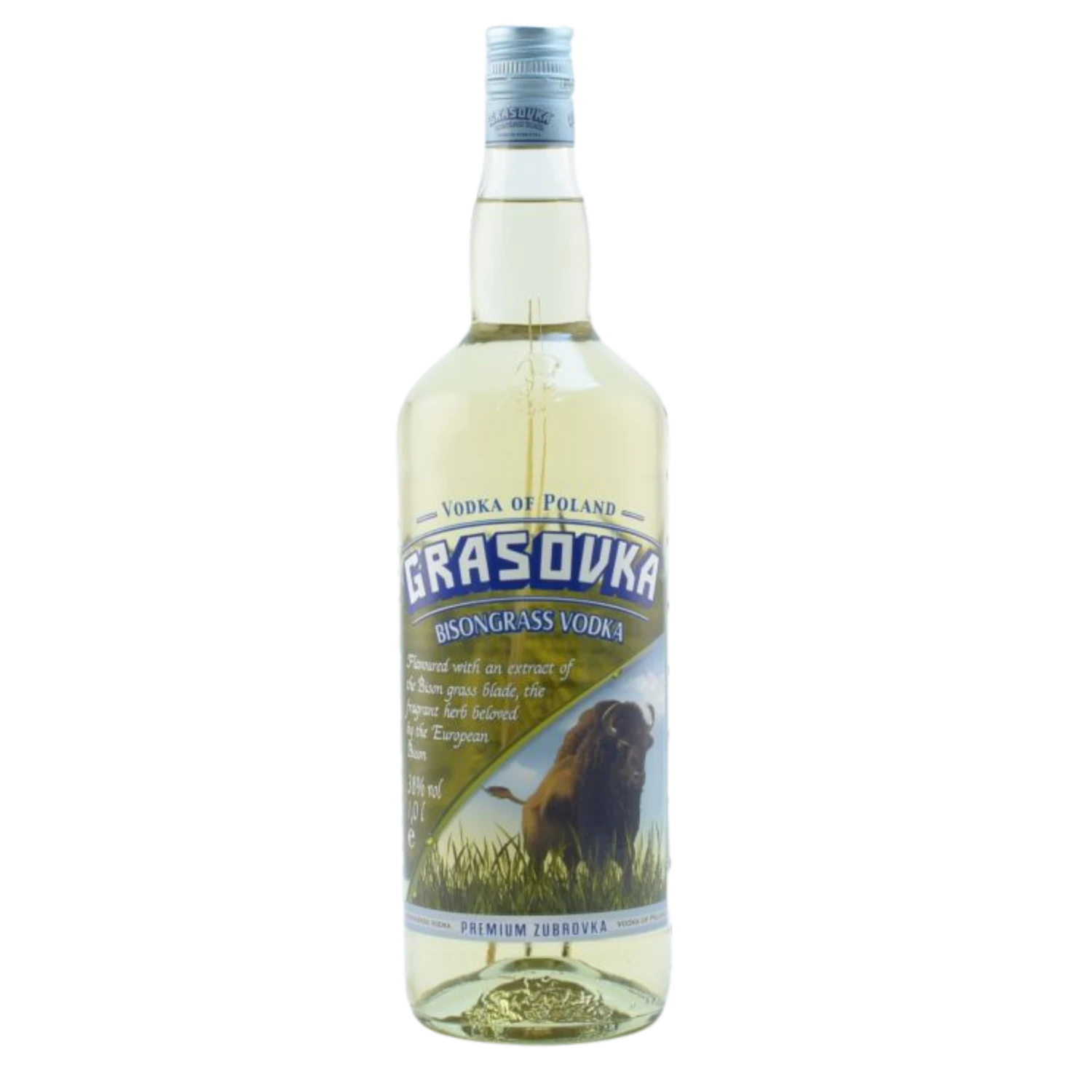 Grasovka Bison Vodka 38% 1,0l 1 Grasovka Bison Vodka 38% 1,0l