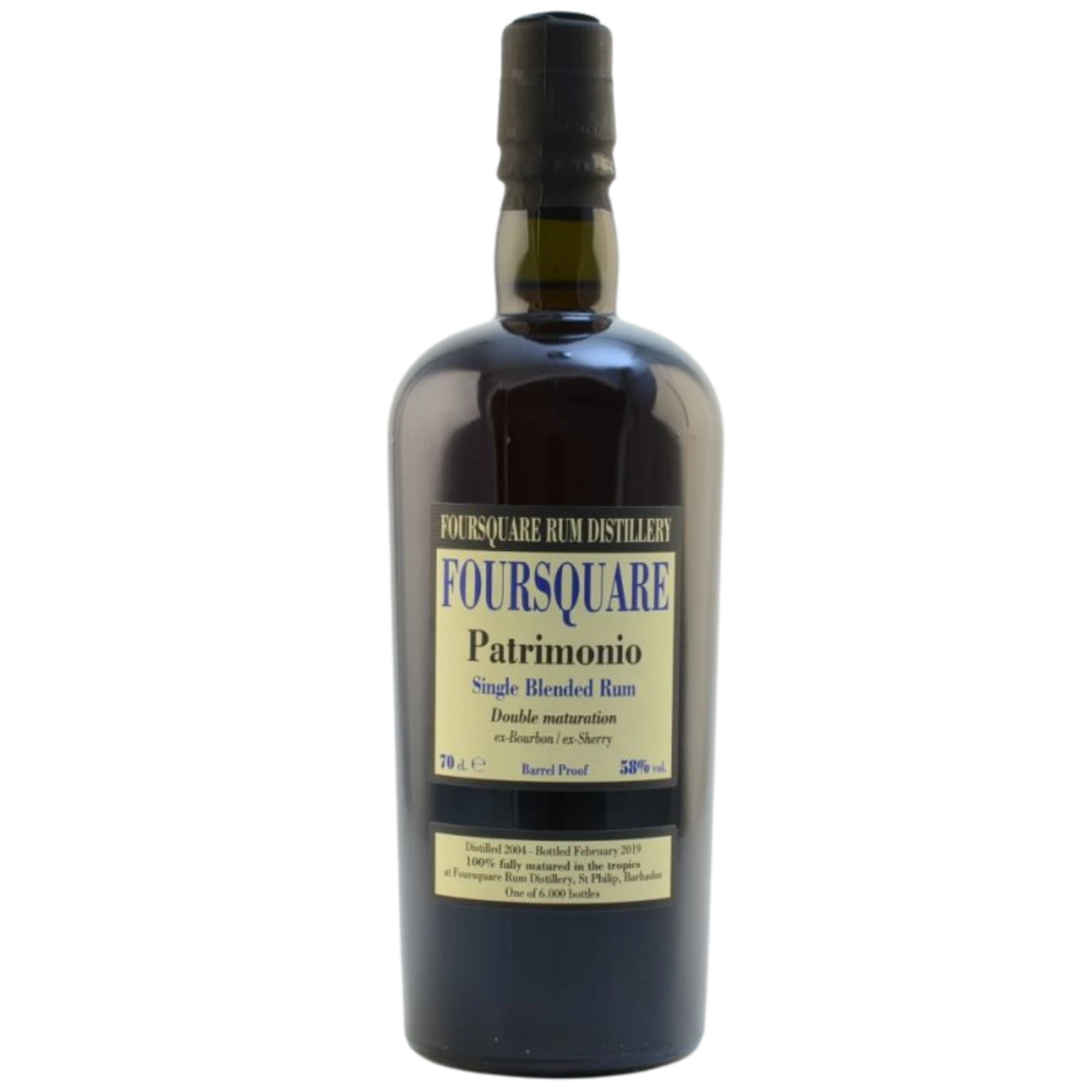 Foursquare Patrimonio Single Blended Rum 14 Jahre 58% 0,7l 1 Foursquare Patrimonio Single Blended Rum 14 Jahre 58% 0,7l