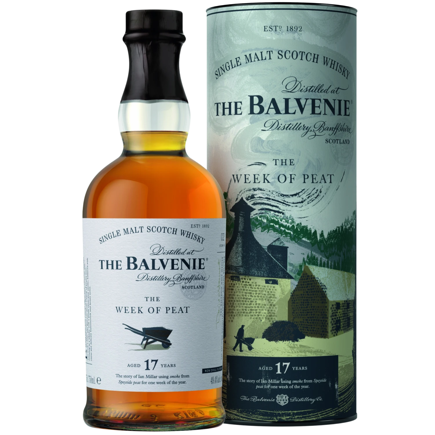 Balvenie 17 Jahre Week Of Peat Single Malt Whisky 49,4% 0,7l 1 Balvenie 17 Jahre Week Of Peat Single Malt Whisky 49,4% 0,7l