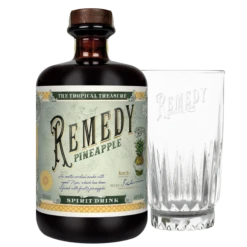 Remedy Pineapple (Rum-Basis) Geschenkset Mit Glas