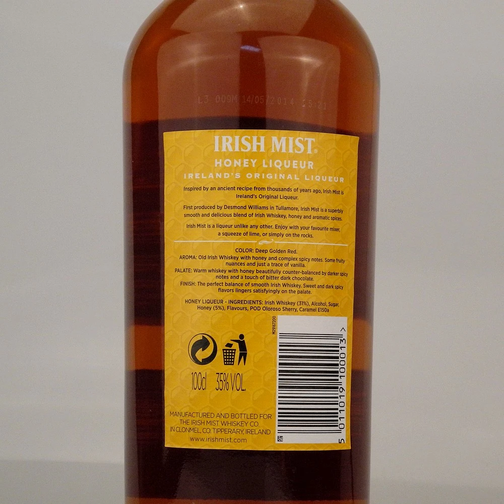 Irish Mist Whiskeylikör 35% 1,0l 6 Irish Mist Whiskeylikör 35% 1,0l – Bild 6