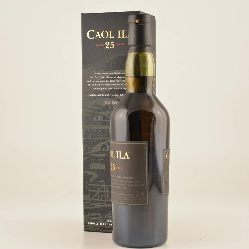 Caol Ila 25 Jahre Islay Whisky 43% 0,7l 2 Caol Ila 25 Jahre Islay Whisky 43% 0,7l – Bild 2