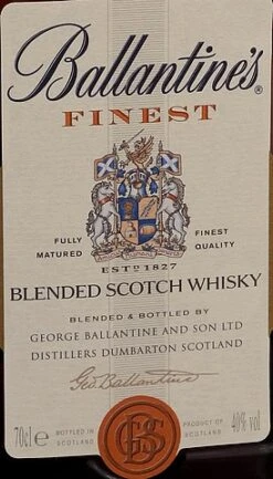 Ballantines Finest Scotch Whisky 40% 0,7l -Spirituosengeschäft unbekannt 1c6c