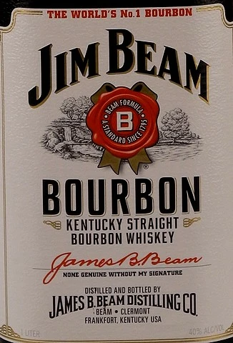 Jim Beam White Label Bourbon Whiskey 40% 1,0l 4 Jim Beam White Label Bourbon Whiskey 40% 1,0l – Bild 4